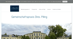 Desktop Screenshot of marcolini-praxisklinik.de
